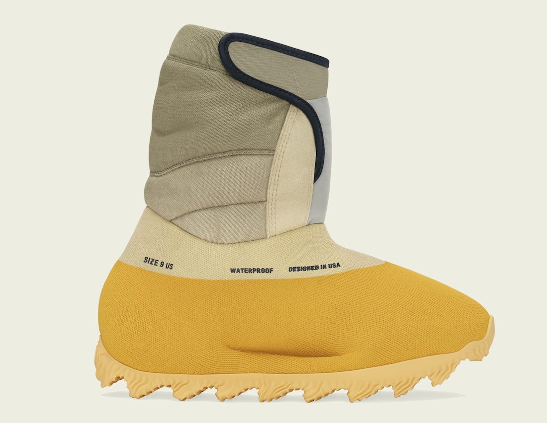 adidas Yeezy Knit Runner Boot Sulfur GY1824 Release Date