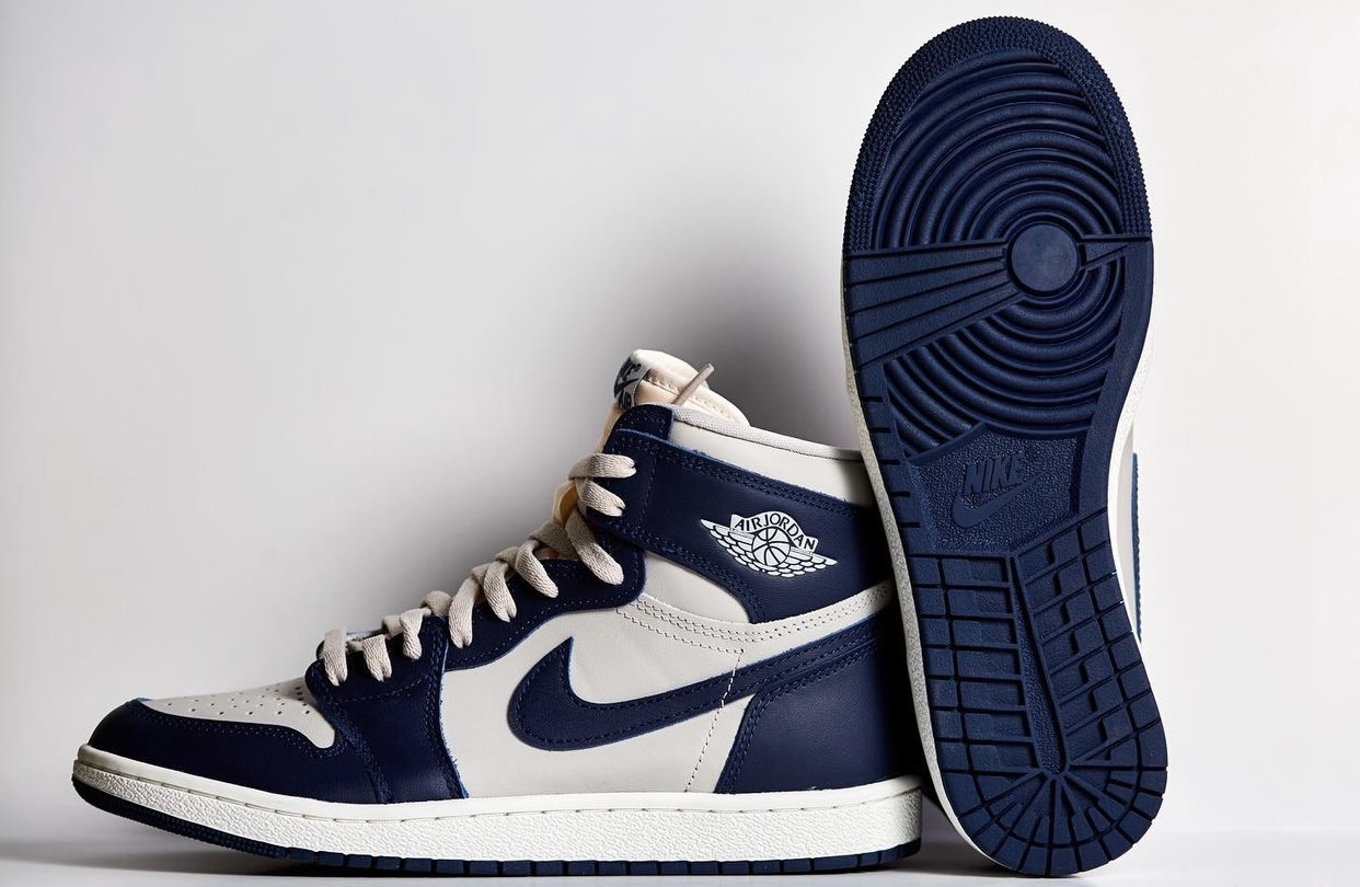 upcoming nike basketball shoes 2019 women clothes High 85 Georgetown College Navy Release Date BQ4422-400