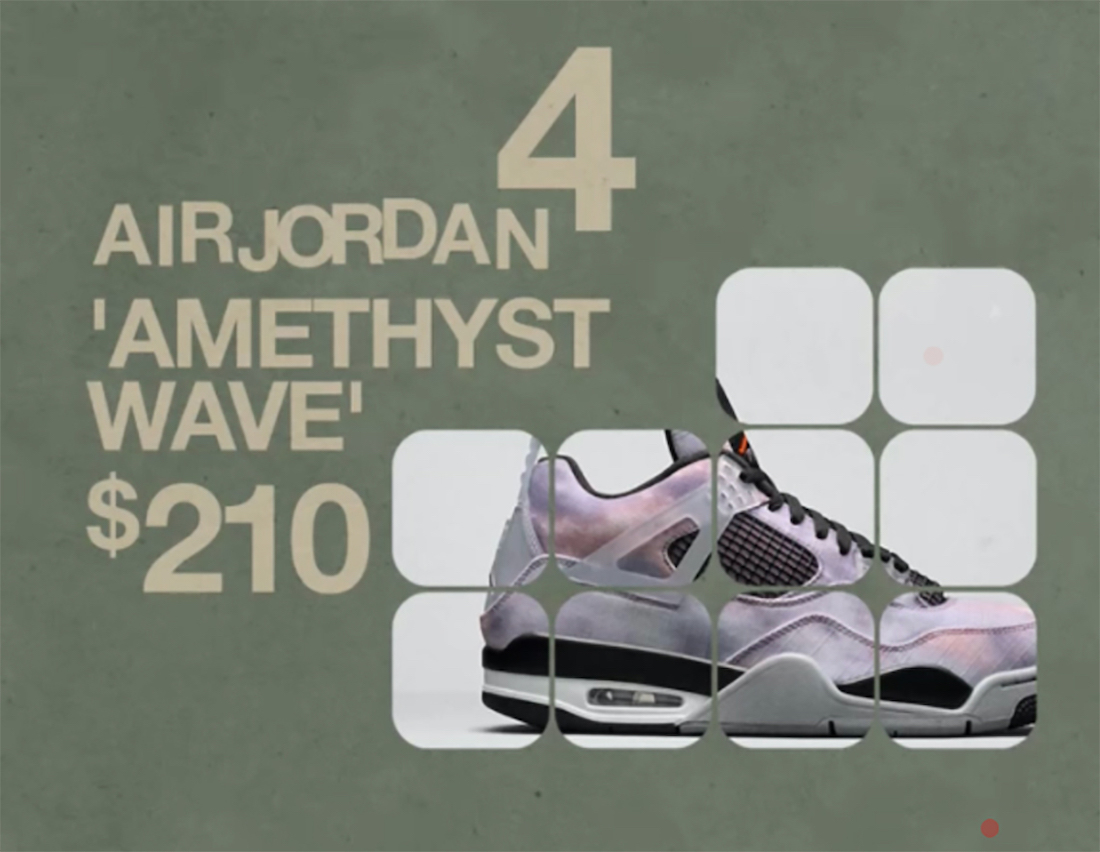 Fecha de lanzamiento de las Air Jordan 4 Amethyst Wave
