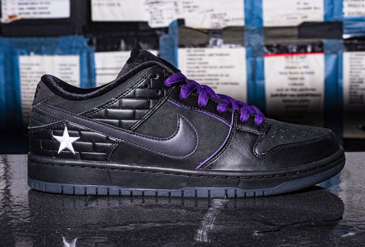 A closer look at the Familia x Nike SB Dunk Low First Avenue