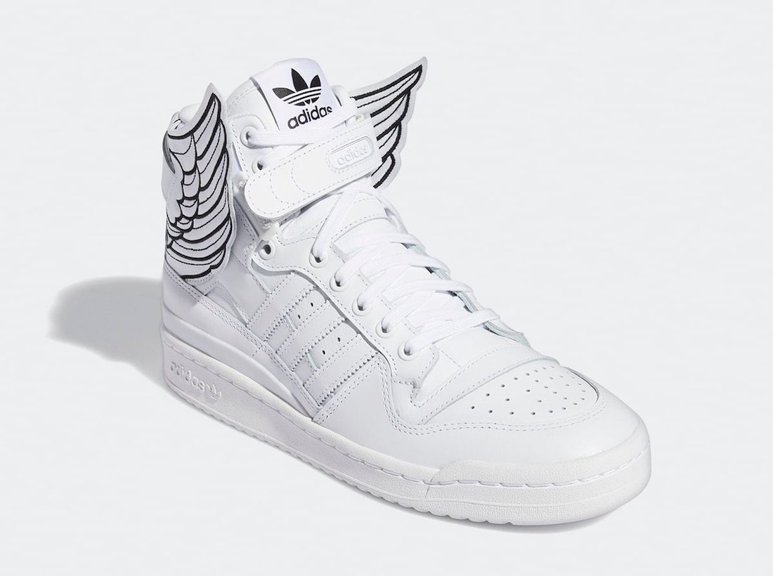 Jeremy Scott adidas Forum Hi Wings 4.0 White Black GX9445 Release Date