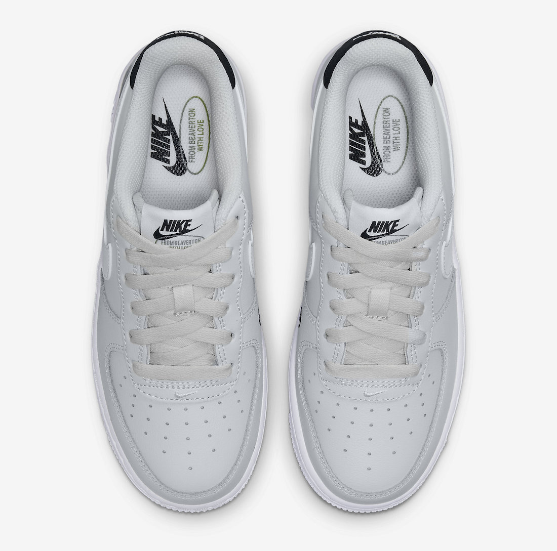 nike air force 1 low just do it pack white (gs)