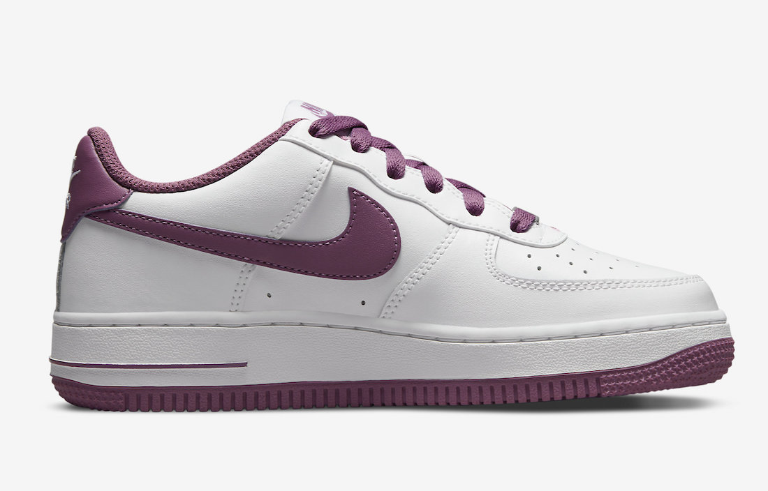 Nike Air Force 1 Low GS White Purple DH9600-101 Release Date