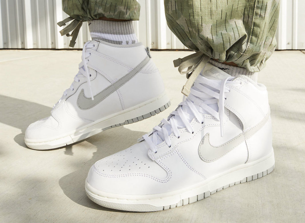 Nike Dunk High White Grey DD1869-111 Release Date Price
