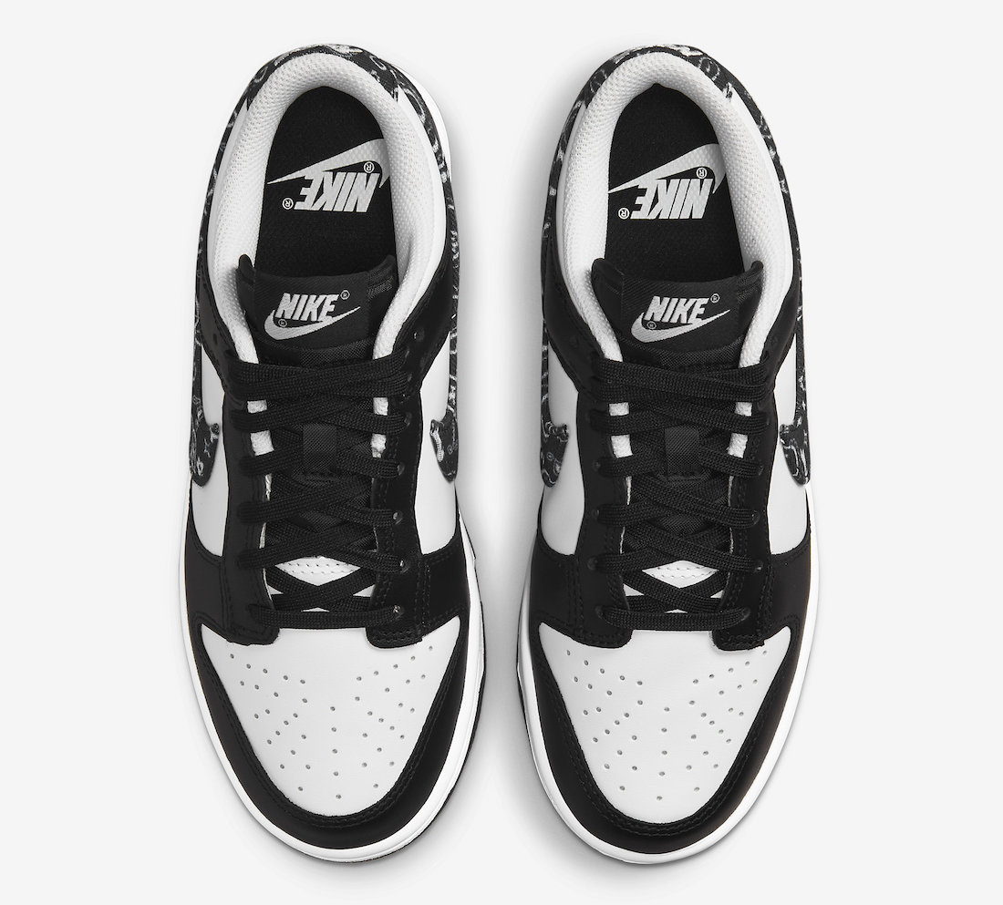 Nike Dunk Low Black Paisley WMNS DH4401-100 Release Date - SBD