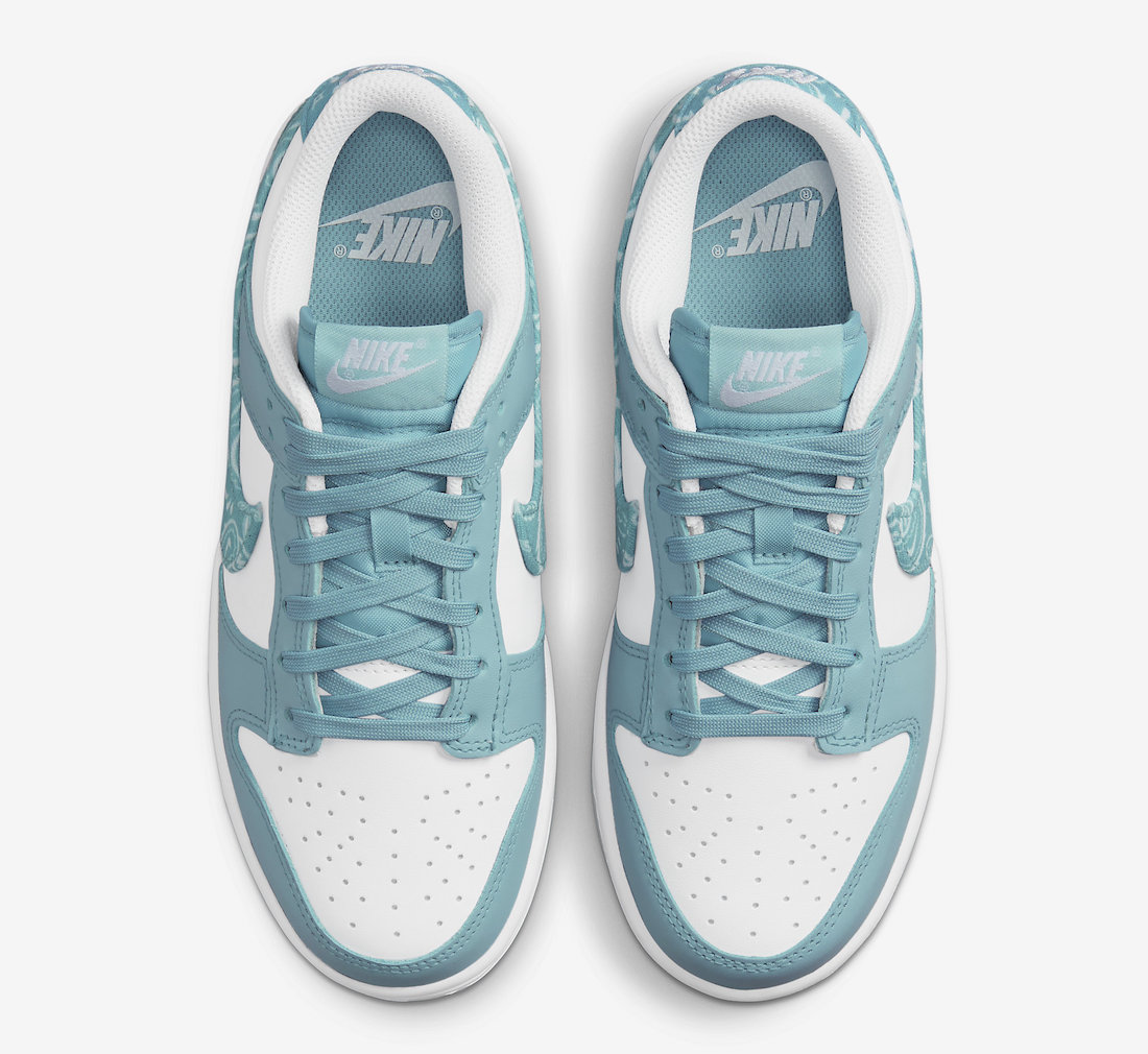 Nike Dunk Low Blue Paisley WMNS DH4401-101 Release Date - SBD