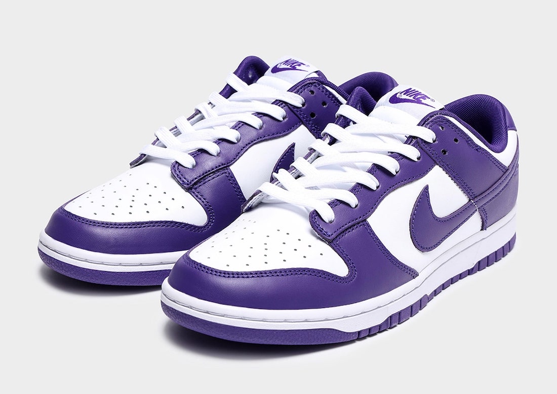 Nike Dunk Low Court Purple White DD1391-104 Release Date