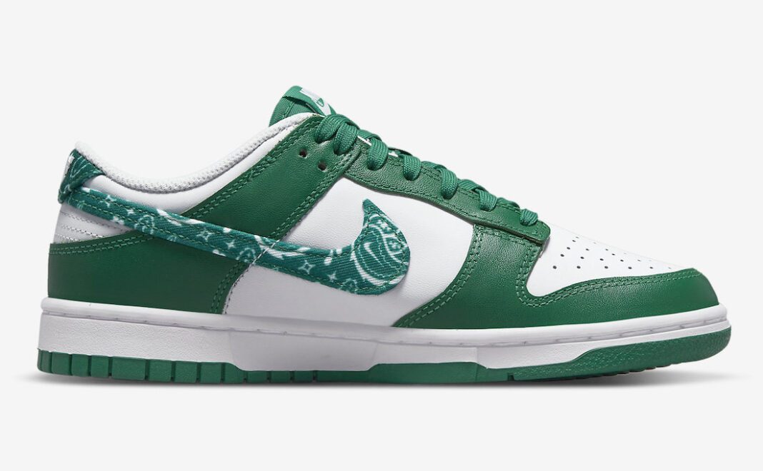 Nike Dunk Low Green Paisley DH4401-102 Release Date - SBD