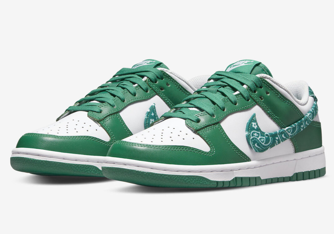 Nike Dunk Low Green Paisley DH4401-102 Release Date - SBD