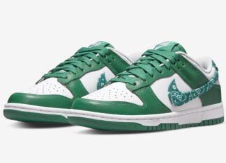 Nike Dunk Low Green Paisley DH4401-102 Release Date