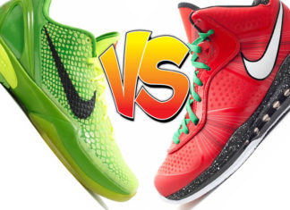 Nike Kobe 6 Grinch vs LeBron 8 V2 Christmas poll 324x235