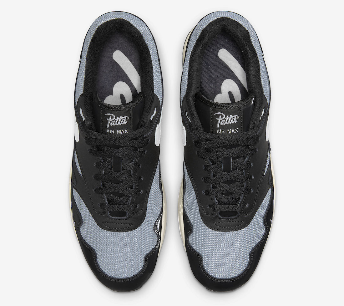 Patta Nike Air Max 1 Black DQ0299-001 Release Date Price