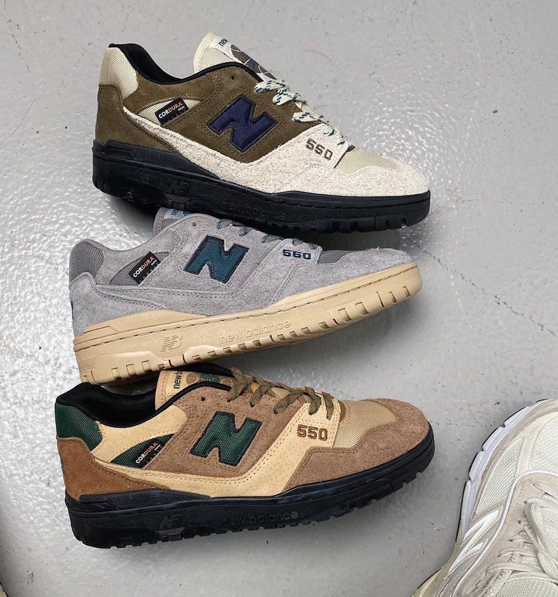 Size New Balance 550 Cordura Pack Release Date