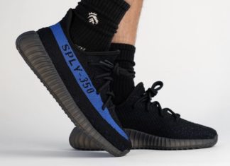 adidas Yeezy Boost 350 V2 Dazzling Blue GY7164 Release Date On Foot 324x235