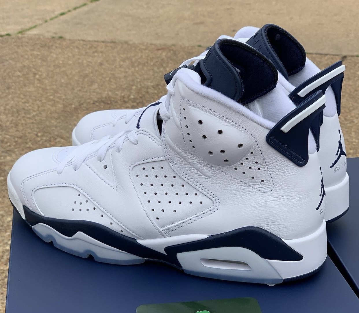 jordan 6s navy blue