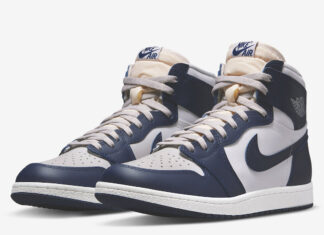 nice nike shoe store for women with bunions High 85 Georgetown College Navy BQ4422-400 Release Date Price