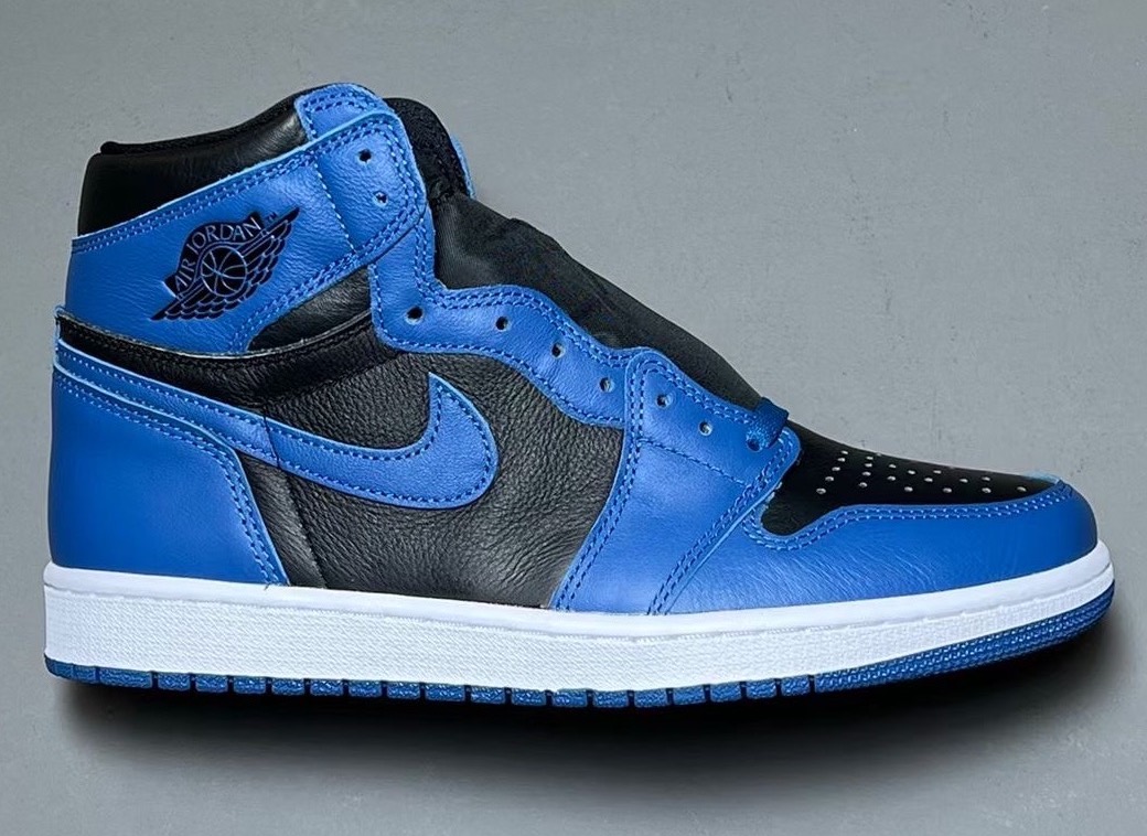 air jordan blue and black and white