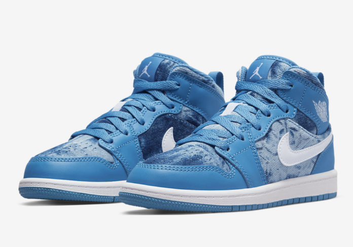 Air Jordan 1 Mid Washed Denim DM8952-400 Release Date