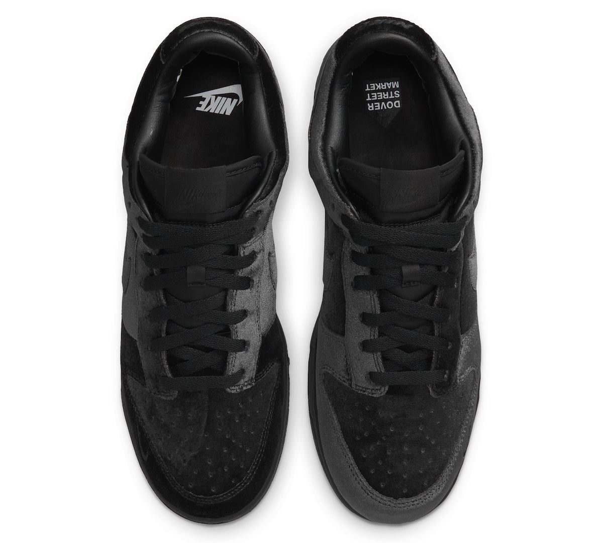 Dover Street Market DSM Nike Dunk Low Velvet Black DH2686-002 Release Date