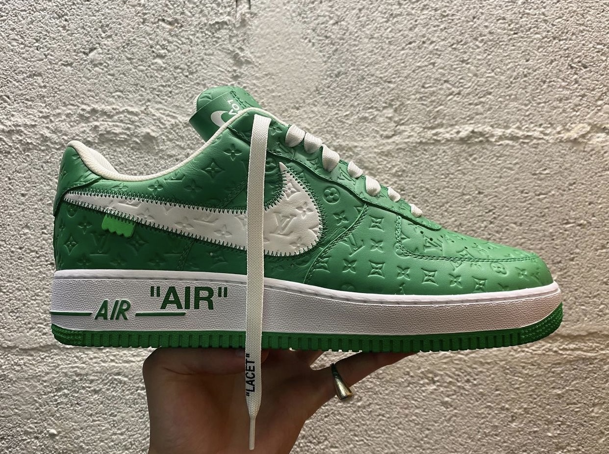 Louis Vuitton Nike Air Force 1 Green