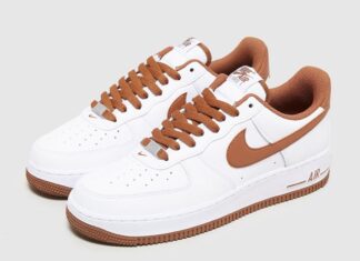 Nike Air Force 1 Low White Brown Release Date