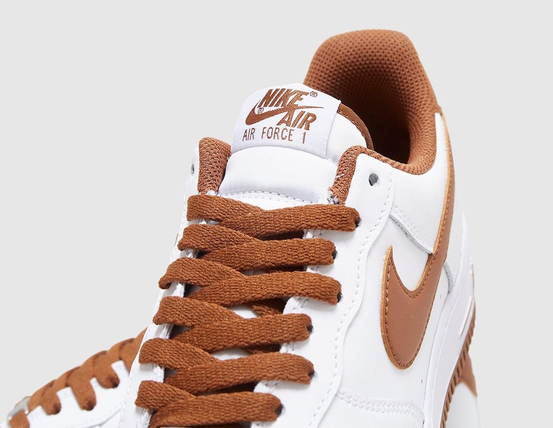 Nike Air Force 1 Low White Brown Release Date