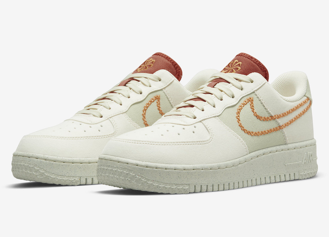 Nike Air Force 1 Next Nature Coconut Milk Light Curry Olive Aura DR3101-100 Release Date