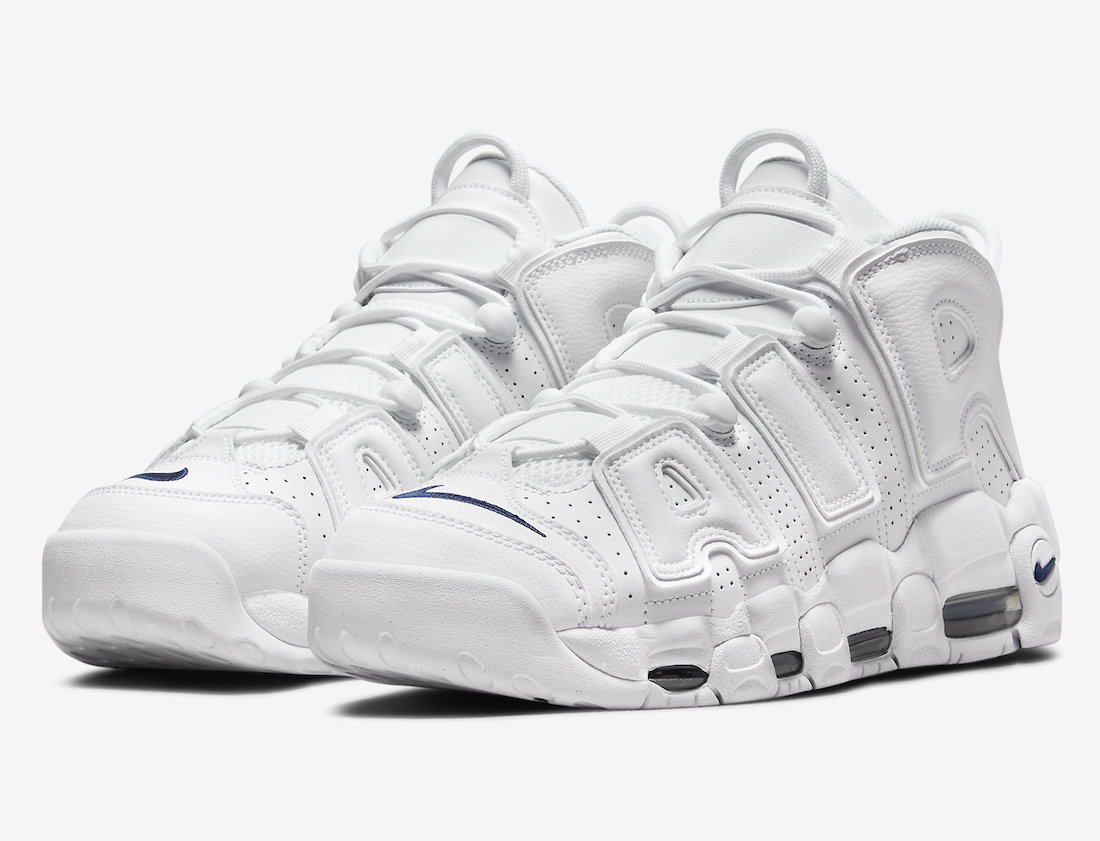 Nike Air More Uptempo White Midnight Navy DH8011-100 Release Date