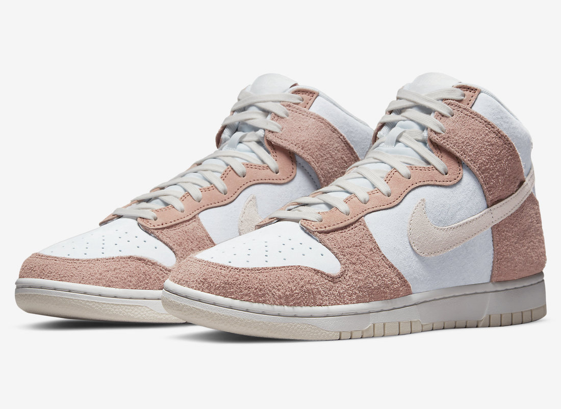 Nike Dunk High Low Fossil Rose DH7576-400 DH7577-001 Release Date