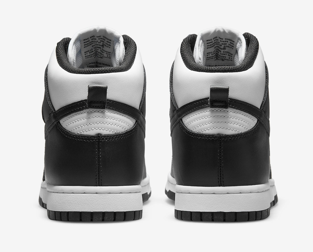 Nike Dunk High Panda White Black DD1399-105 Release Date