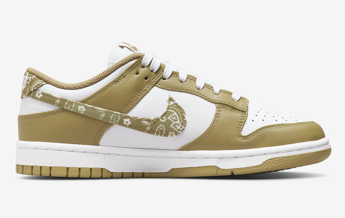 Nike Dunk Low Barley Paisley DH4401-104 Release Date