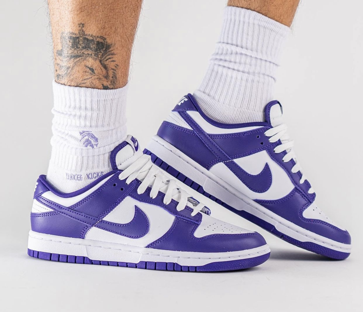 Court purple cheap on feet