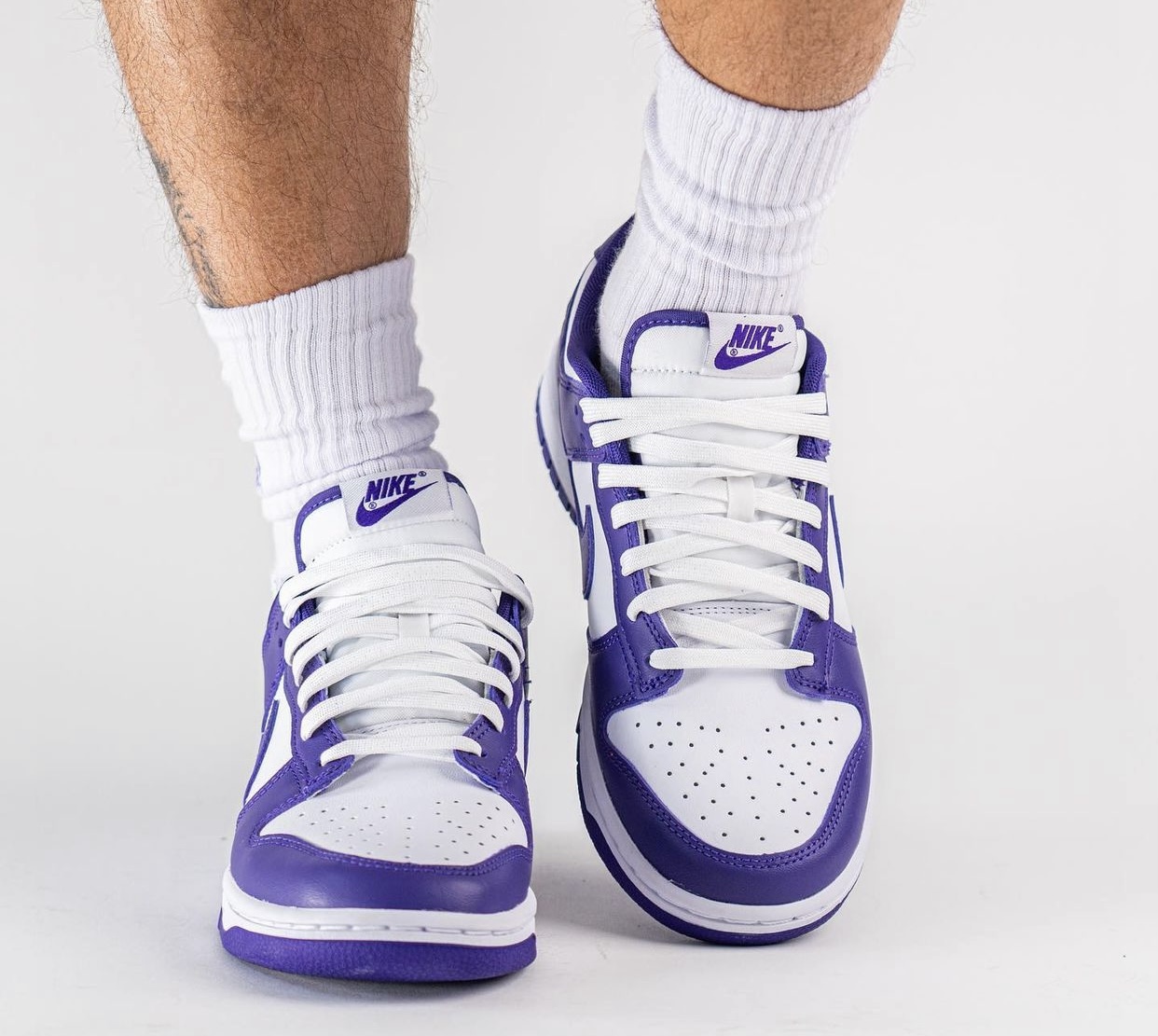 Nike Dunk Low Court Purple DD1391-104 Release Date On-Feet