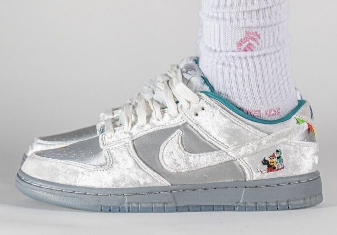 Nike Dunk Low Ice DO2326-001 Release Date On-Feet