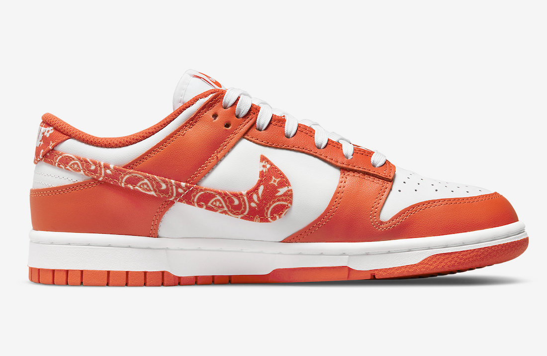 Nike Dunk Low Orange Paisley DH4401-103 Release Date