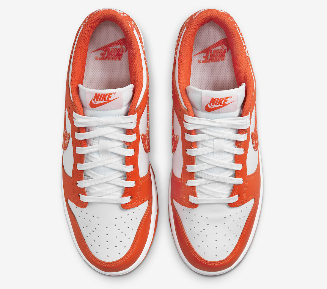 Date de sortie de la Nike Dunk Low Orange Paisley DH4401-103