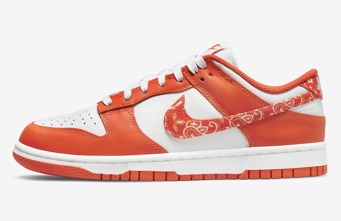 Nike Dunk Low Orange Paisley DH4401-103 Release Date