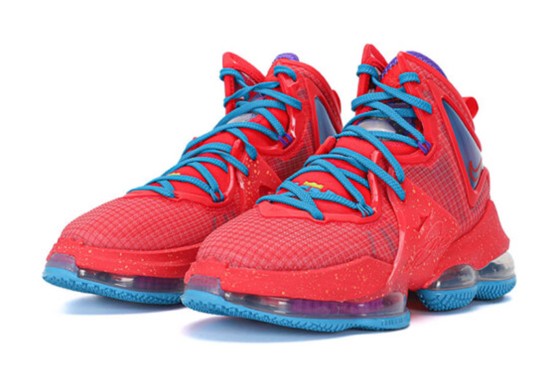 Nike LeBron 19 Siren Red Laser Blue DC9340-600 Release Date