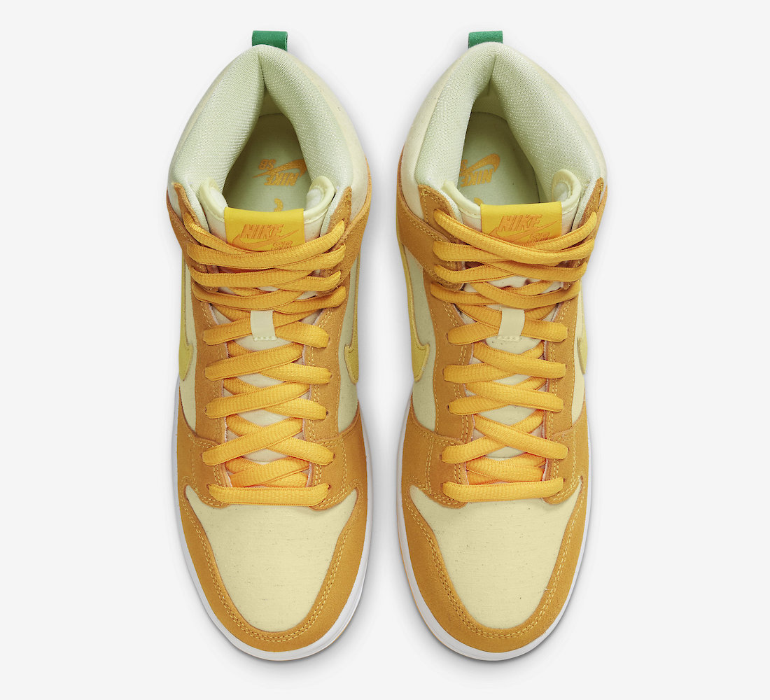 Nike SB Dunk High Pineapple DM0808-700 Release Date Price