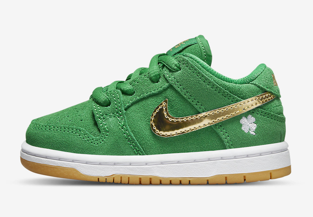 Nike SB Dunk Low St Patricks Day Toddler DN3673-303 Release Date