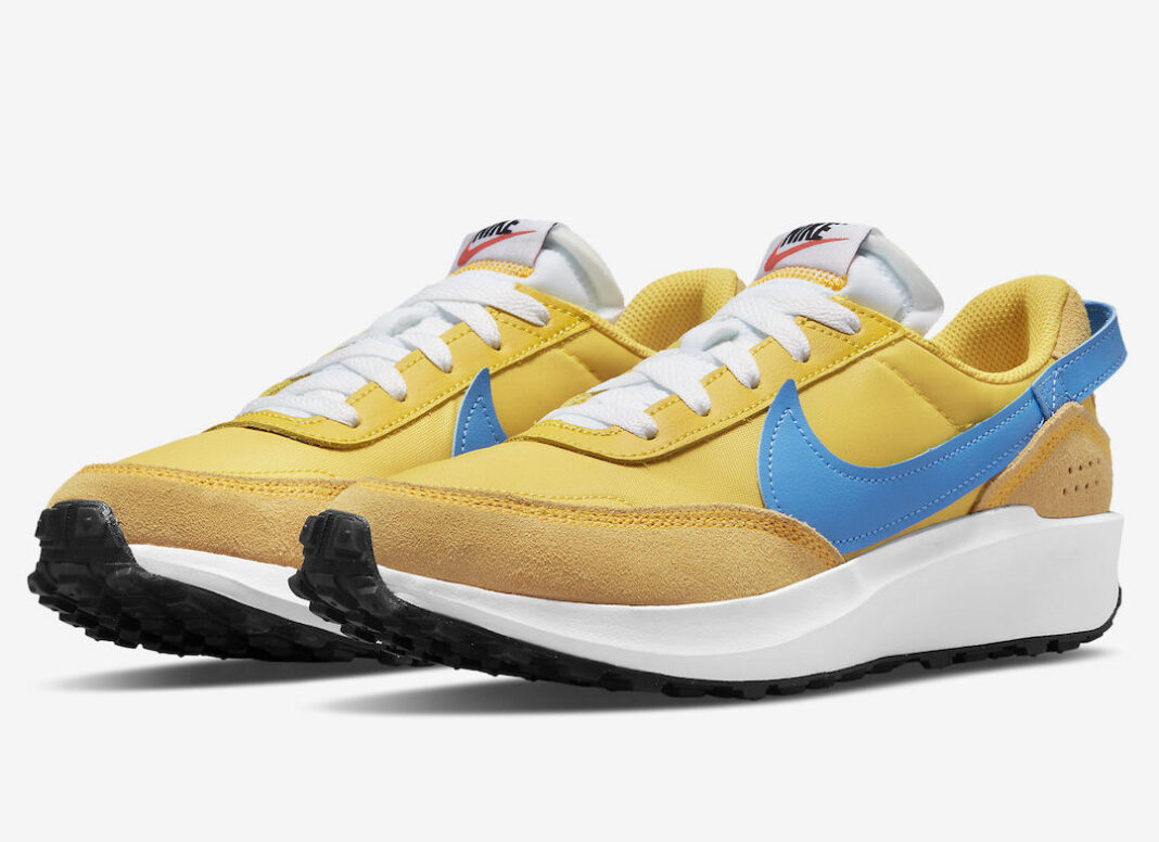 Nike Waffle Debut Yellow Blue DH9523-700 Release Date - SBD