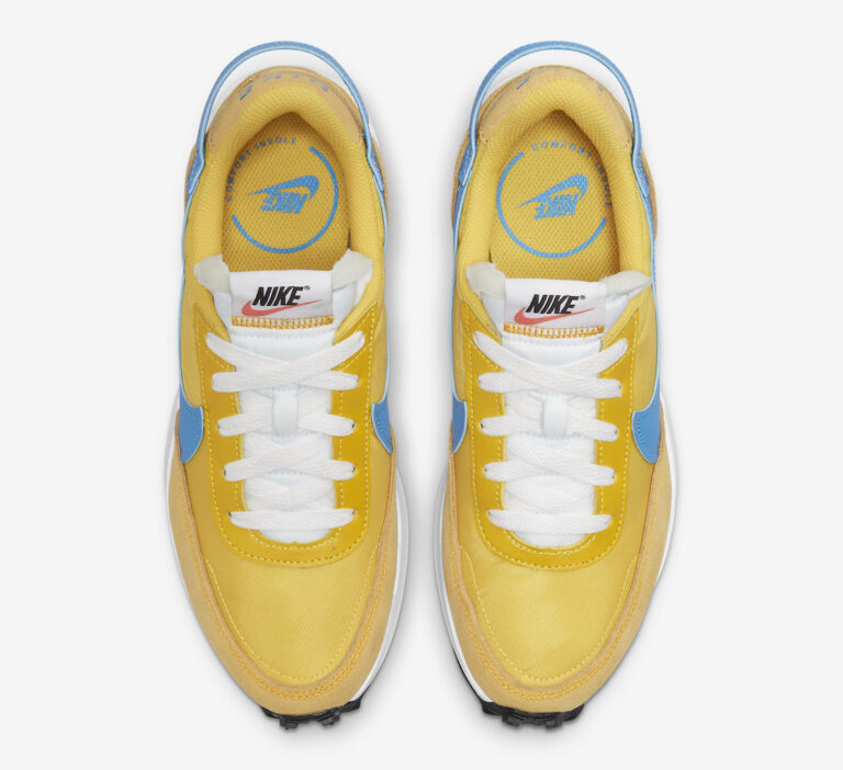 Nike Waffle Debut Yellow Blue DH9523-700 Release Date - SBD
