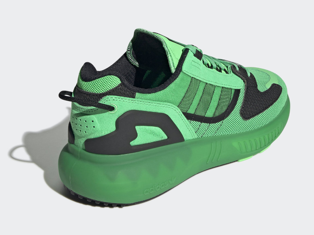 adidas ZX 5K Boost Screaming Green GV7699 Release Date - SBD