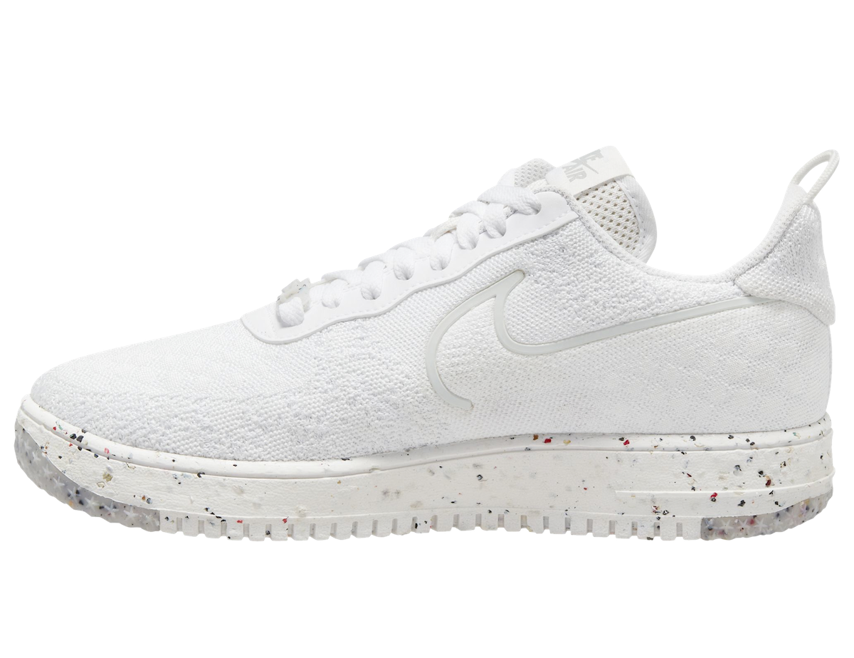 Nike Air Force 1 Crater Flyknit Triple White DM0590-100 Release Date