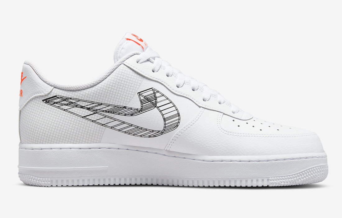 Nike Air Force 1 Low 3D Swoosh DR0149-100 Release Date
