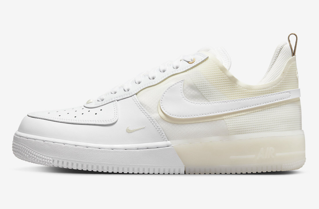 Nike Air Force 1 React Coconut Milk DH7615-100 Release Date