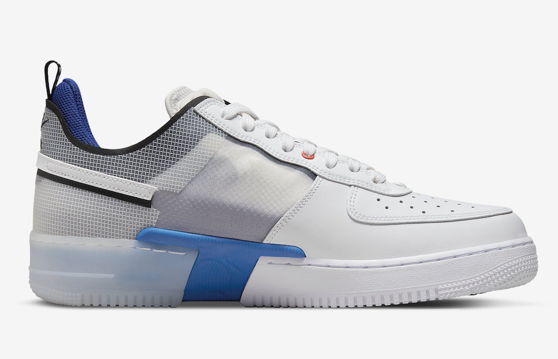 Nike Air Force 1 React White Light Photo Blue DH7615-101 Release Date