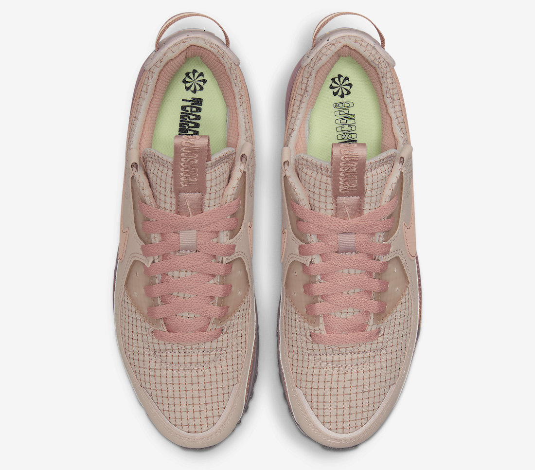 Nike Air Max 90 Terrascape Pink Oxford Rose Whisper Fossil Rose DH5073-600 Release Date