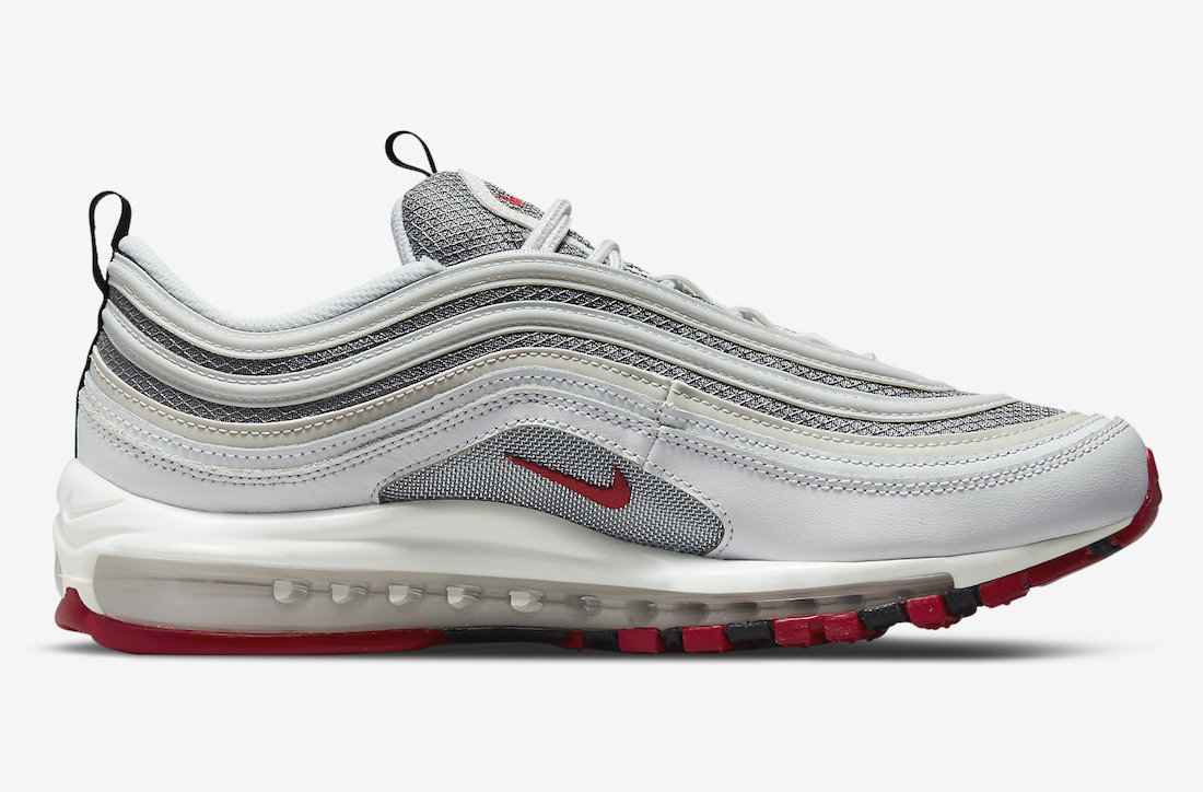 Nike Air Max 97 White Grey Red DM0027-100 Release Date
