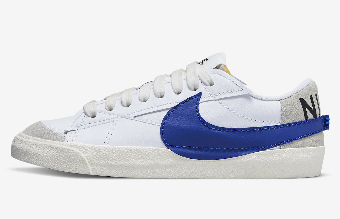 Nike Blazer Low Jumbo White Blue DQ8768-100 Release Date